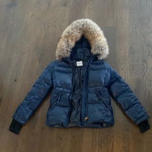 SAM fur down puffer jacket